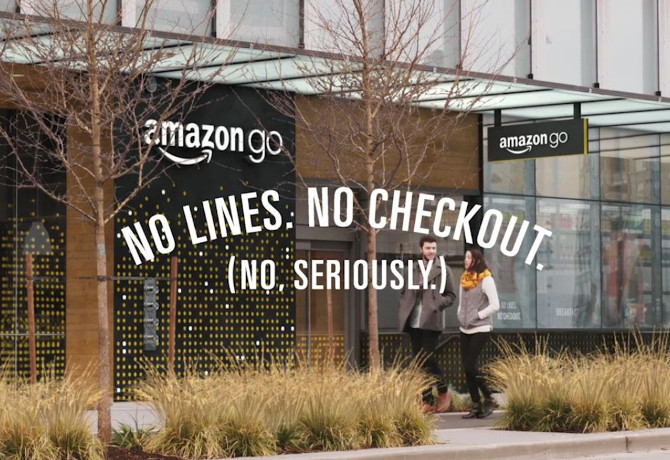 Amazon’s Go store in Seattle is an early concept that uses machine vision to recognise customers and products